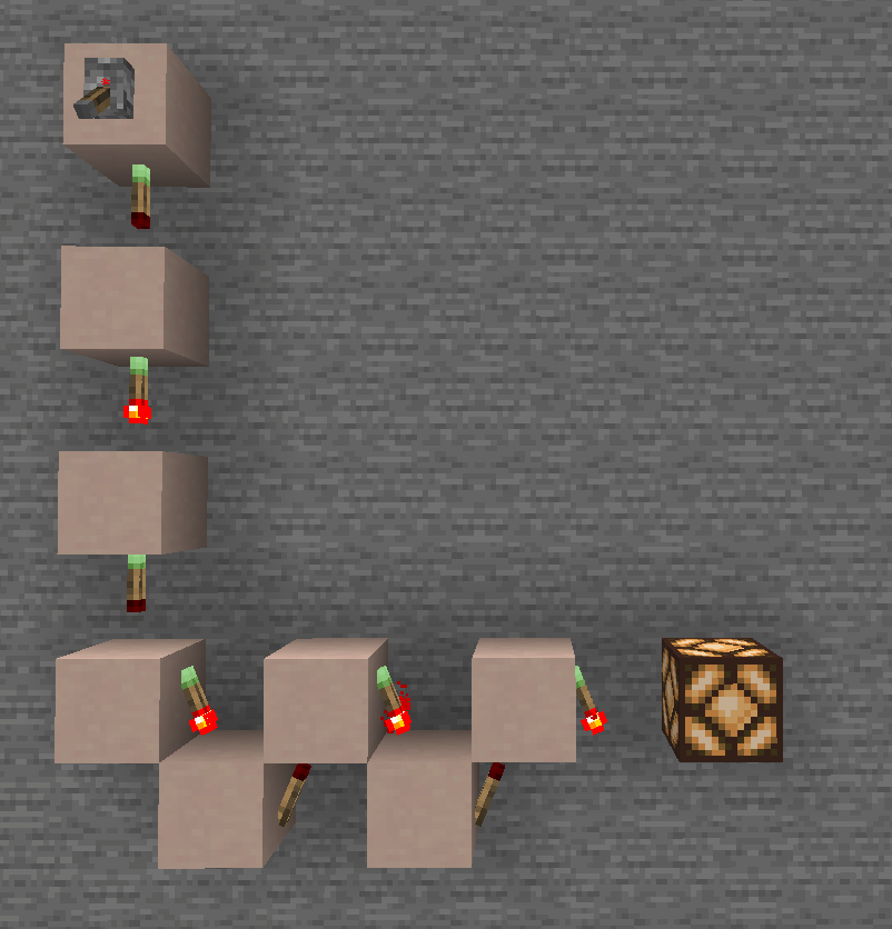 Ceiling Redstone Torch (0.3.0.0)