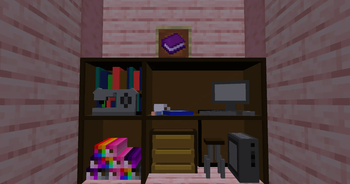 Table and book