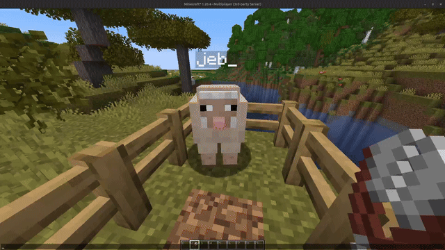 Random colored wool from _jeb sheep