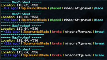 Chat log