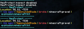 Chat log