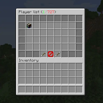 Player list GUI