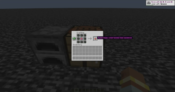 unobtainable Item crafting reciptes