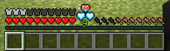 Hotbar with Special Warrior Heart