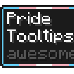 Transgender Pride Flag Tooltip (Frame-only 5-Color)