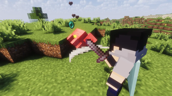 Pig Drops Ender Pearls!