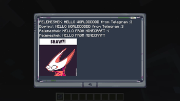 Telegram x Minecraft images