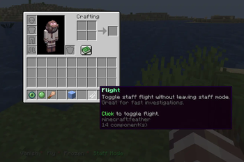 Flight tool tooltip