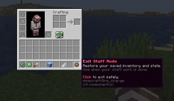 Exit Staff Mode tool tooltip