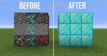 Diamond block deepslate