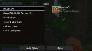 Mods Menu