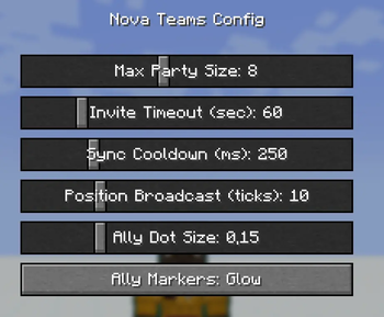 Extensive Configuration Support