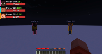 RPG Party HUD in action. (Glowing)