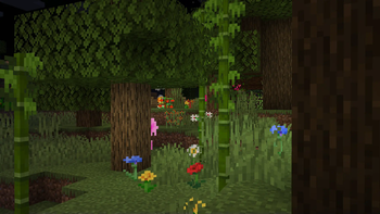 Vanilla nature with some new plants