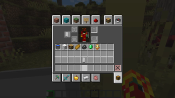 Open Inventory with items