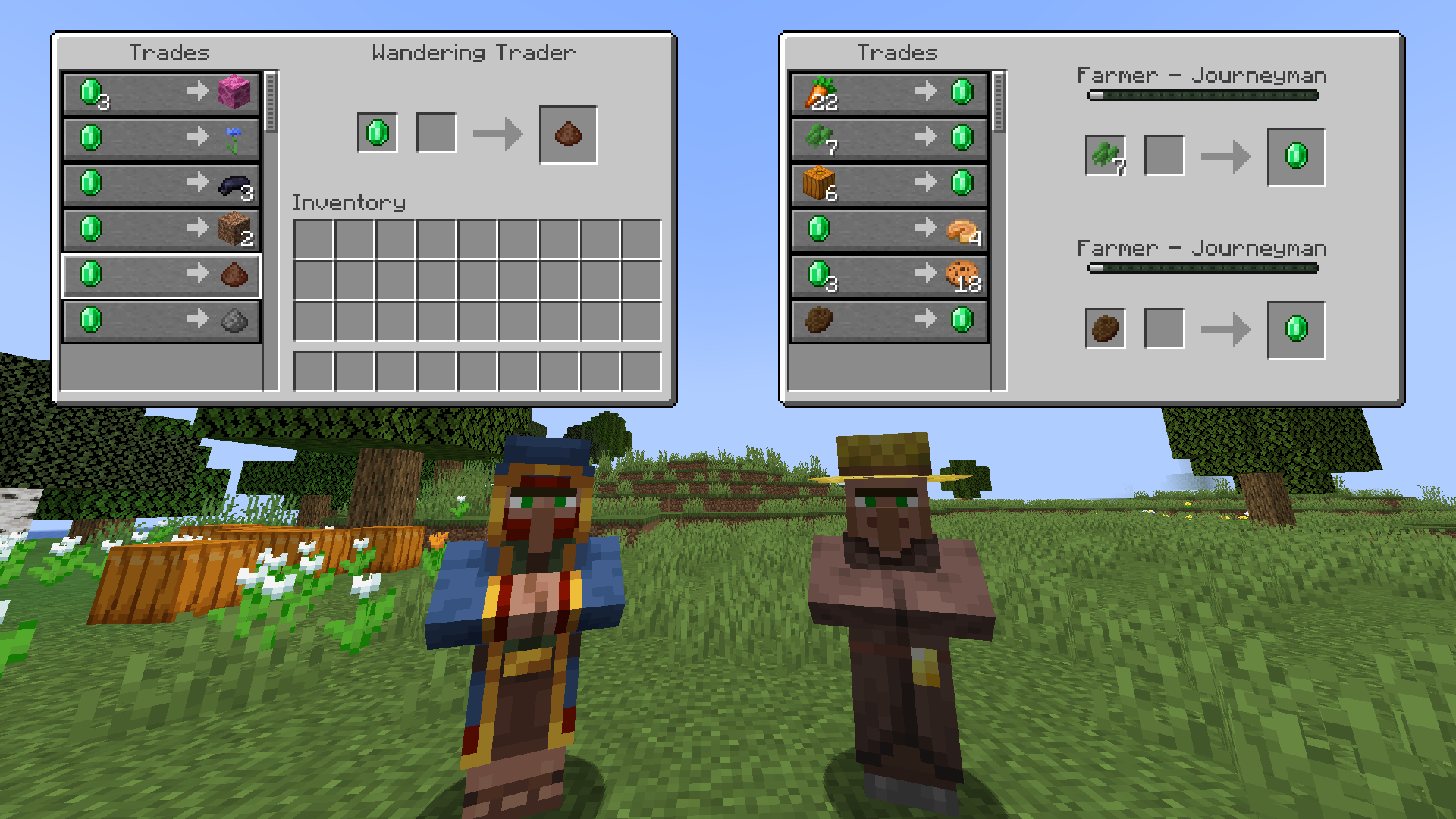 Villager trades