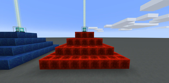 Redstone block beacon base