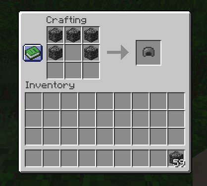 Bedrock Helmet Recipe