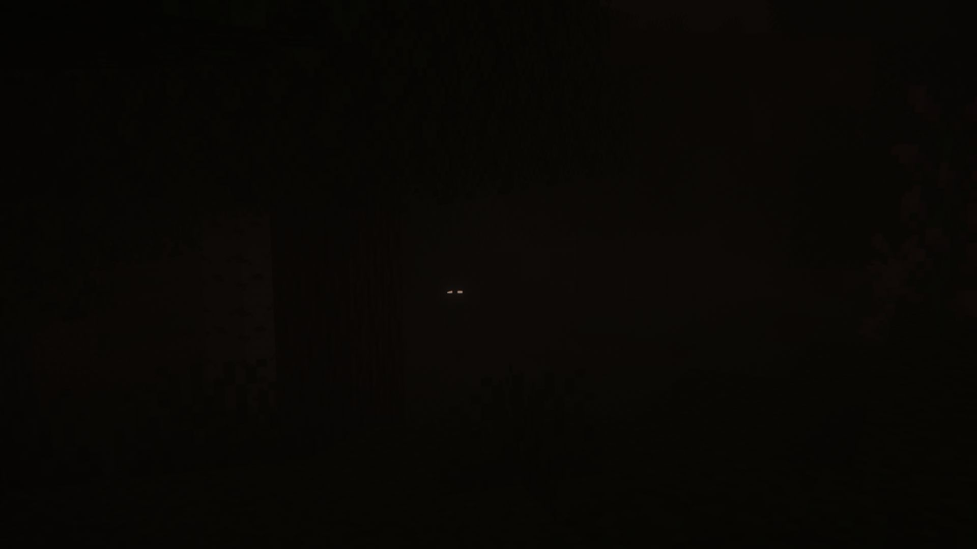 Between the trees