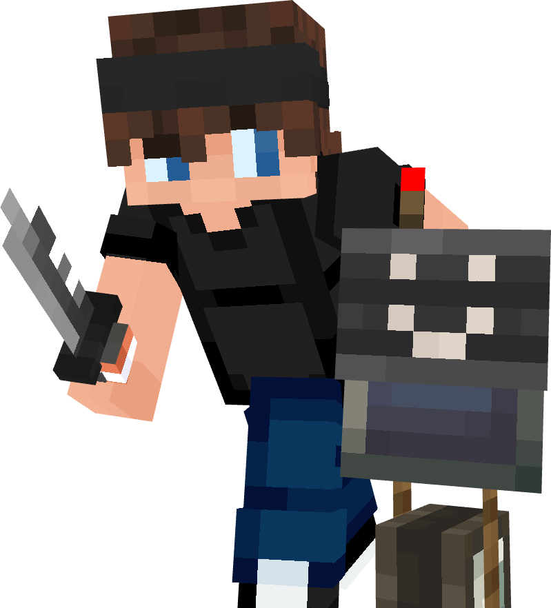 Me (holding the Stun Knife) and My son <3