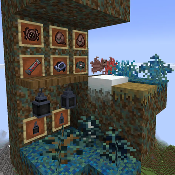 Screenshot with texture pack enabled - 0.7