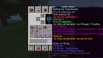 Example of enchantment descriptors