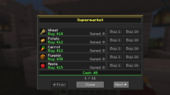 NPC shop GUI