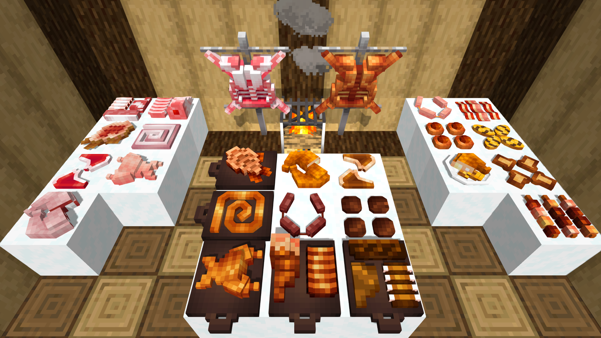 Enjoy the food that this mod adds