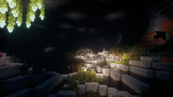 Explore the revamped underground biomes!