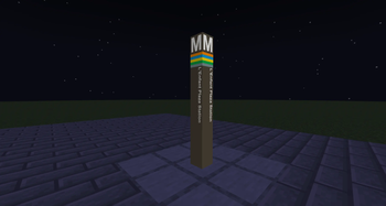 Station Pillar SIGN