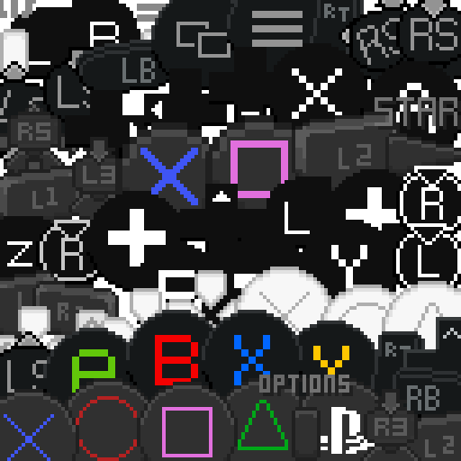 720p Controller Icons for Legacy 4J