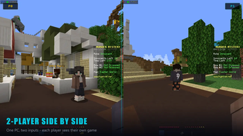 Side-by-side gameplay