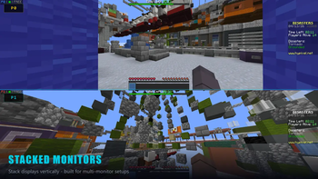 Flexible monitor layouts