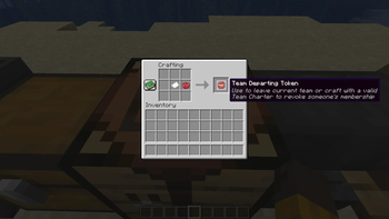 Crafting a Team Departing Token