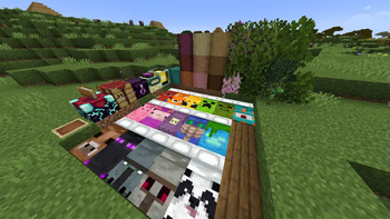 Beds, Logs, Floofy Leaves and Other Blocks!