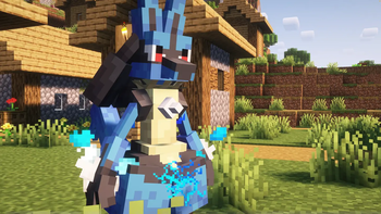 Lucario fights back