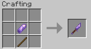 Amethyst knife