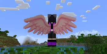 Pink Angel Wings