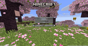 There is no Realms button
