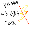 DisableLightningFlash logo