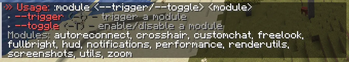 module command