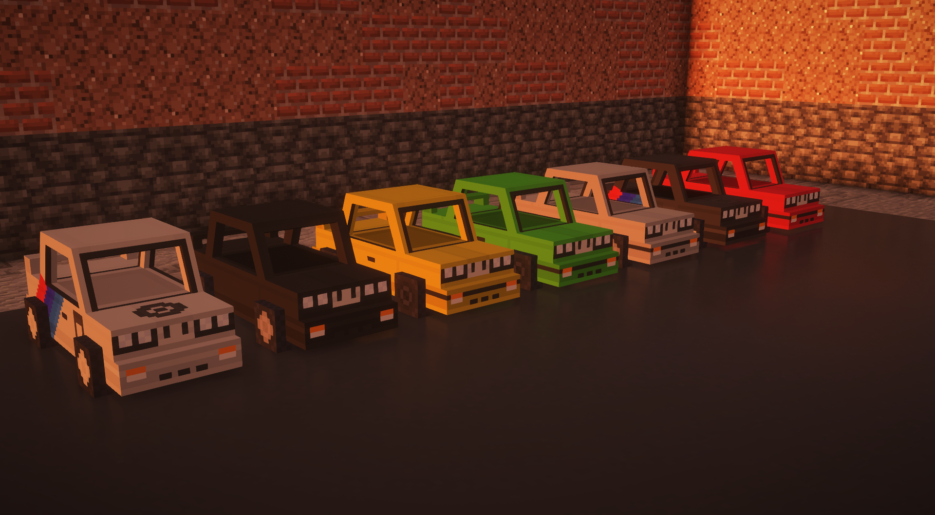 All the cars available as of V1.