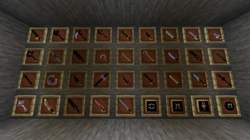 Weapon arrangement.