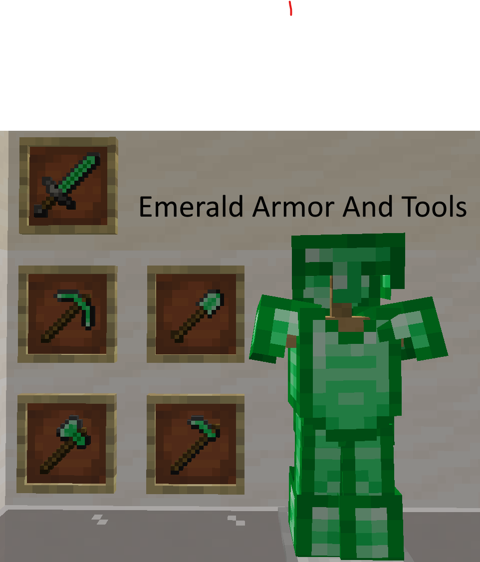 Emerald Armor and Tools