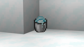 powdered snow bucket