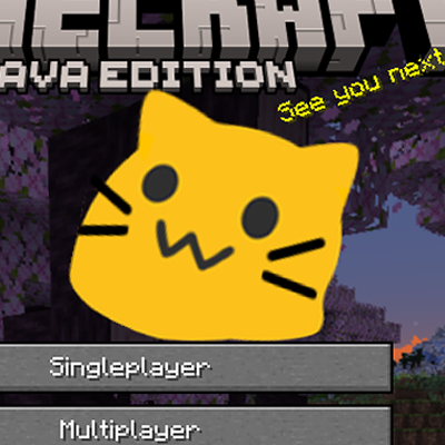 Title Screen Blobcat