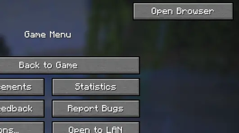 Open Browser Button