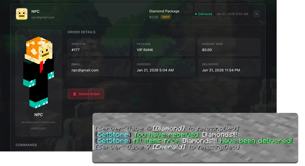 In game-delivery