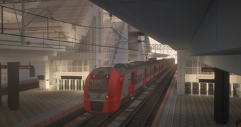 ES2G On "Zelenograd-Kryukovo" Station