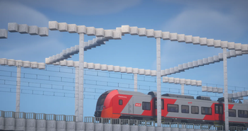 Siemens Desiro RUS (ES2G) On the Khimki Bridge